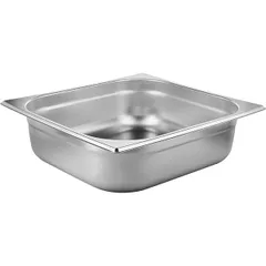 Gastronorm container (2/3)  stainless steel  7.8 l , H = 10, L = 32.5, B = 35.4 cm  metal.