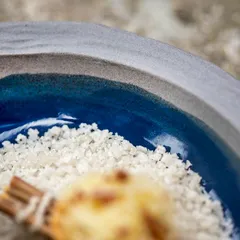 Тарелка глубокая «Нау» керамика 350мл D=210,H=38мм синий, изображение 4