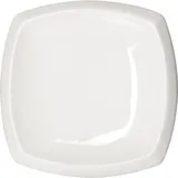 Тарелка «Кунстверк» квадратная фарфор ,H=35,L=190,B=190мм белый