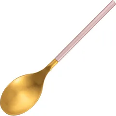 Table spoon “District Pink Gold Matt”  stainless steel , L=196, B=40mm  gold, pink.