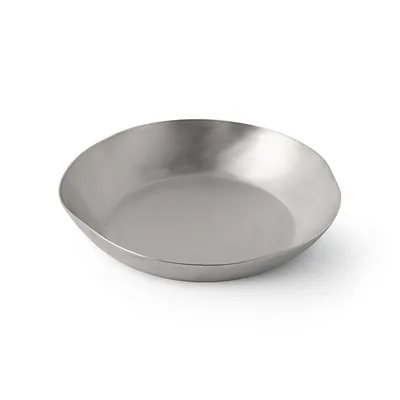 Блюдо для морепродуктов «Арго» с неровными краями алюмин. D=300,H=45мм серебрист.