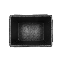 Термоконтейнер «Про» до 25 кг полипроп. 22л ,H=32,L=40,B=30см черный, изображение 2