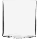 Ваза для цветов квадратная стекло ,H=20,L=15,B=15см прозр.