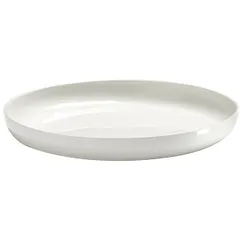 Dish "Base" deep  porcelain  D=24, H=3cm  white, gloss.