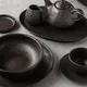 Тарелка «Оникс» с бортом керамика D=11см черный, изображение 4