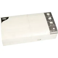 Салфетки бумажные двухслойные 33*33см[250шт] бум. салфет. ,H=11,L=330,B=170мм белый, изображение 2