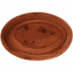 Oval baking dish “Kraft Terracotta”  porcelain , L=30, B=19cm