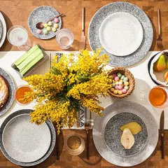 Тарелка «Инк Блэк» мелкая фарфор D=30см белый,черный, изображение 3