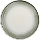 Тарелка «Айсио» с высоким бортом фарфор D=279,H=17мм белый,серый