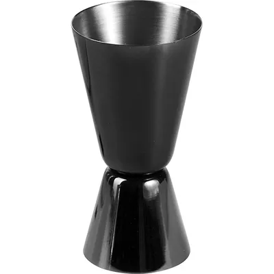 Джиггер «Пробар» 25/50 мл сталь нерж. D=4,H=8см черный, Цвет: Черный, изображение 2