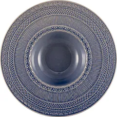 Pasta plate “Skalistos” ceramics 300ml D=27,H=4cm blue.