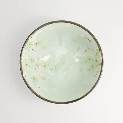 Салатник «Грин Космос» фарфор 0,75л D=20,H=7см зелен., изображение 4