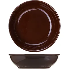 Салатник «Лайфстиль» фарфор 240мл D=13,H=3см коричнев., изображение 2