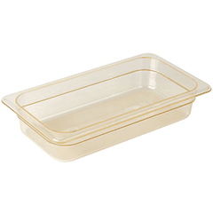 Gastronorm container (1/3)  plastic  2.4 l , H=65, L=325, B=265mm  amber.