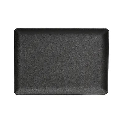 Блюдо «Миньон» прямоугольное керамика ,H=25,L=240,B=170мм черный