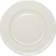 Тарелка «Афродита» мелкая фарфор D=30,5см белый