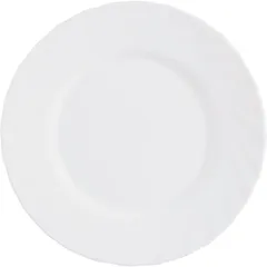 Trianon plate glass D=195,H=15mm white