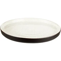 Тарелка «День и ночь» с бортом керамика D=245,H=30мм белый,черный, изображение 2