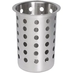 Container for cutlery  stainless steel  D=97, H=137mm  metal.