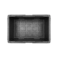 Термоконтейнер «Нормал» до 35 кг полипроп. 46л ,H=32,L=60,B=40см черный, изображение 2