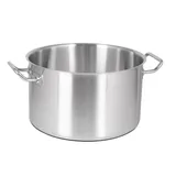 Кастрюля без крышки сталь нерж. 35л D=45,H=22см матовый