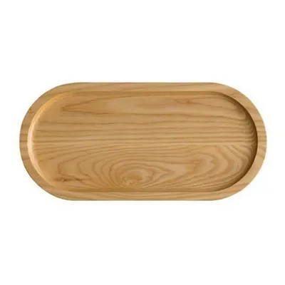 Блюдо для подачи «Эр-гоу!» овальное ясень ,H=2,L=31,B=15см св. дерево