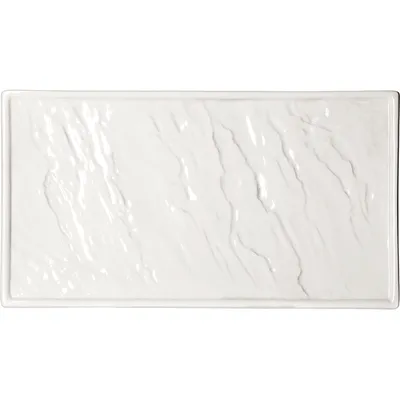 Блюдо «Кунстверк» прямоугольное фарфор ,L=31,B=17,5см белый, Длина (мм): 310