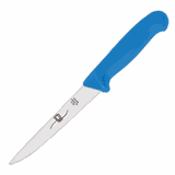 Нож обвалочный ,L=13см голуб.,металлич.