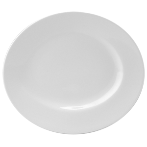 Блюдо «Софтен» овальное фарфор ,L=30,5,B=26,5см белый
