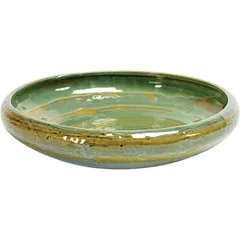 Salad bowl “Pure” ceramics D=310,H=67mm green.