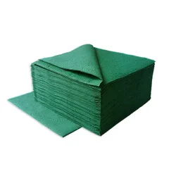 Napkins 1-layer 33*33cm [400pcs]  dark green.