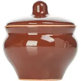 Baking pot “Housewife's Dream” ceramics 350ml D=10,H=11cm brown.