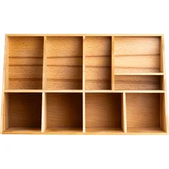 Подставка барная (9 отделений) бук ,H=17,5,L=43,B=26,5см бежев., изображение 3