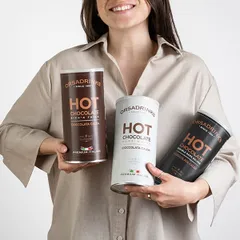 Смесь сухая для приготовления напитков «Горячий Молочный Шоколад» ODK 1 кг сталь D=10,H=19см, изображение 3