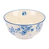 Салатник «Фиори» фарфор 0,65л D=151,H=75мм слон.кость,синий