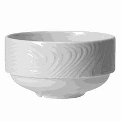 Broth cup “Optic”  porcelain  290 ml  D=10, H=6cm  white