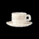 Чашка чайная «Сахара» стекло 190мл D=75,H=65,L=105мм бежев.,песочн.