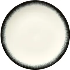 Plate “De” No. 3  porcelain  D=17.5 cm  cream, black