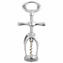 Corkscrew stainless steel D=35,L=170mm silver.