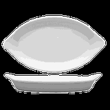 Блюдо для подачи «Америка» селедочница фарфор 170мл ,H=3,L=21,B=12см белый