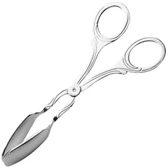 Baking tongs  stainless steel  L=17.5cm