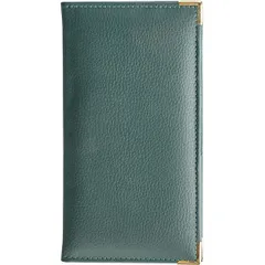 Folder for bills leatherette ,L=22,B=12cm green.