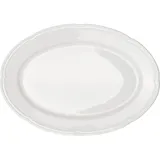 Блюдо «Увертюра» овальное фарфор ,H=3,L=37,B=26см белый