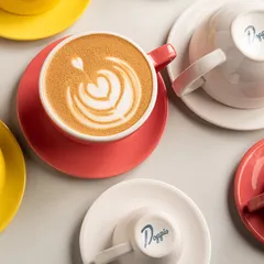 Чашка кофейная «Пур-Амор» фарфор 80мл D=66/40,H=55,L=90мм белый, изображение 3