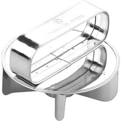 Маркер для выпечки хлеба с выемкой сталь нерж. D=8см, изображение 2