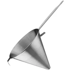 Дуршлаг конический сталь нерж. D=10,H=7,L=21см металлич.