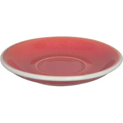 Saucer “Egg”  porcelain  D=15.5 cm  coral.