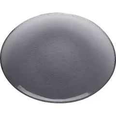 Dish “Ella” oval glass ,L=34,B=26cm gray