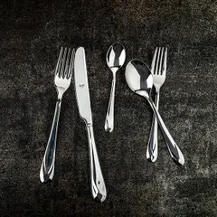 Нож столовый «Диамантэ» сталь нерж. ,L=23,2см металлич., изображение 3