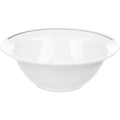 Salad bowl “Idyll”  porcelain  0.55 l  D=172, H=63mm  white, gold